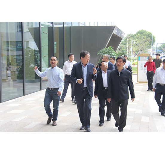 江西省政协副主席雷元江一行参观ga黄金甲城