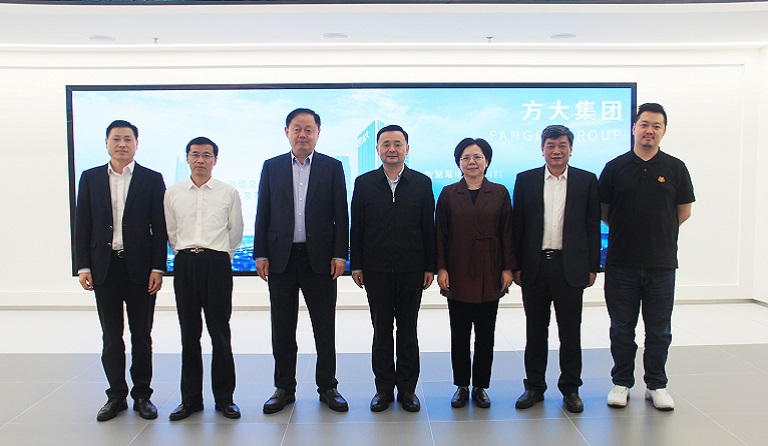 江西省副省长陈敏一行莅临ga黄金甲集团考察指导